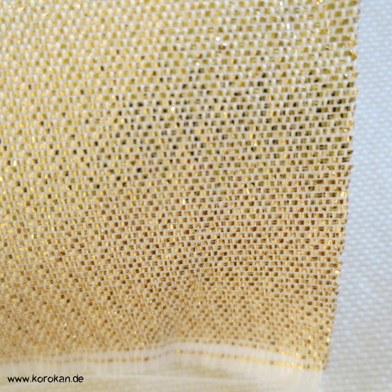 uni gold Ichikura Brokat für Obi