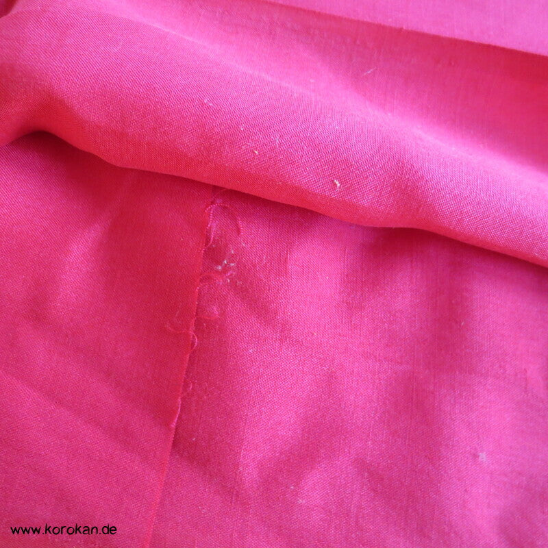 Hakkake pink Seiden Honan originalgeheftet