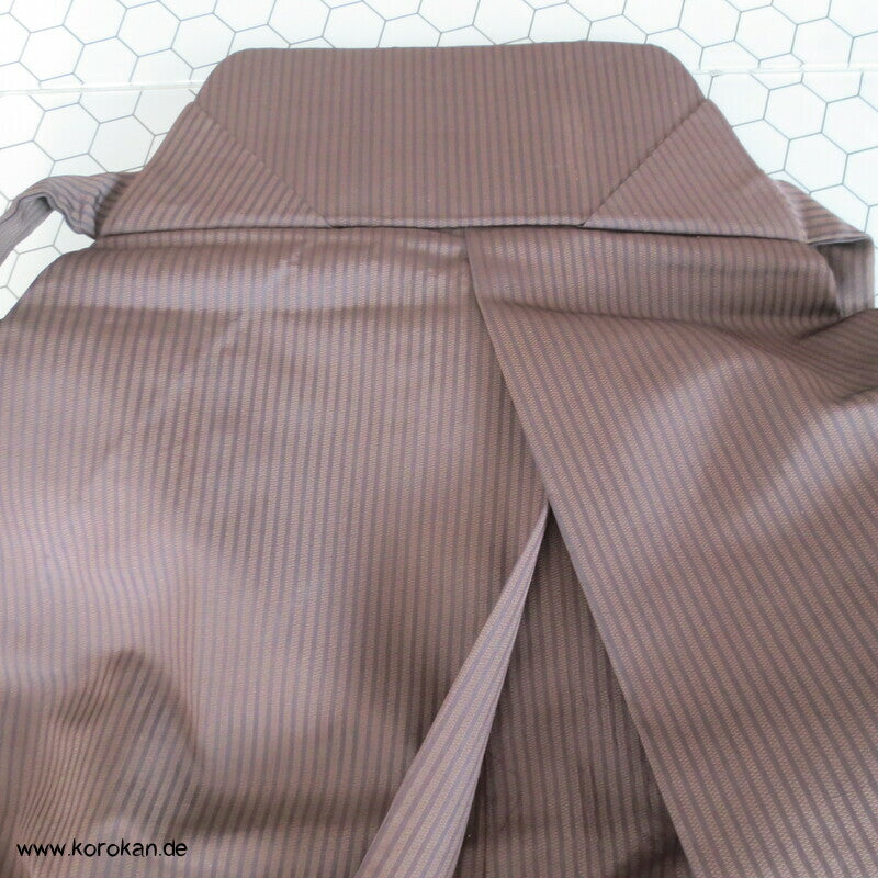 braun schwarz gestreifte Hakama - Umanori Hose