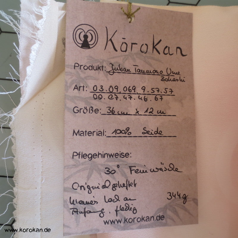 Ume Rinzu Seidendamast mit Farbverlauf für Juban Kimono
