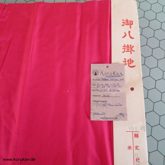 Hakkake pink Seiden Honan originalgeheftet