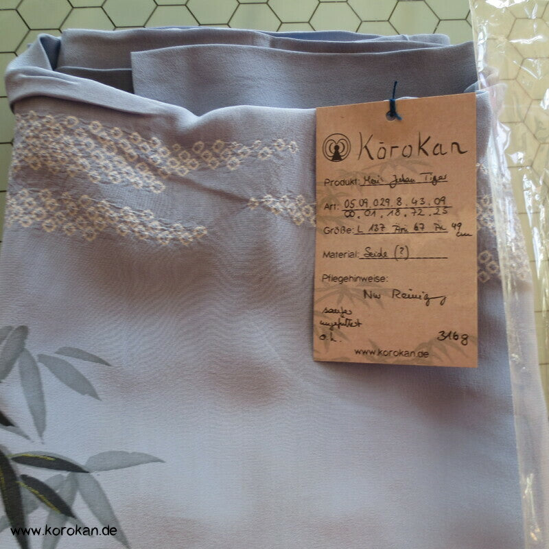 Tiger im Bambus Hitoe Juban Kimono, Seide