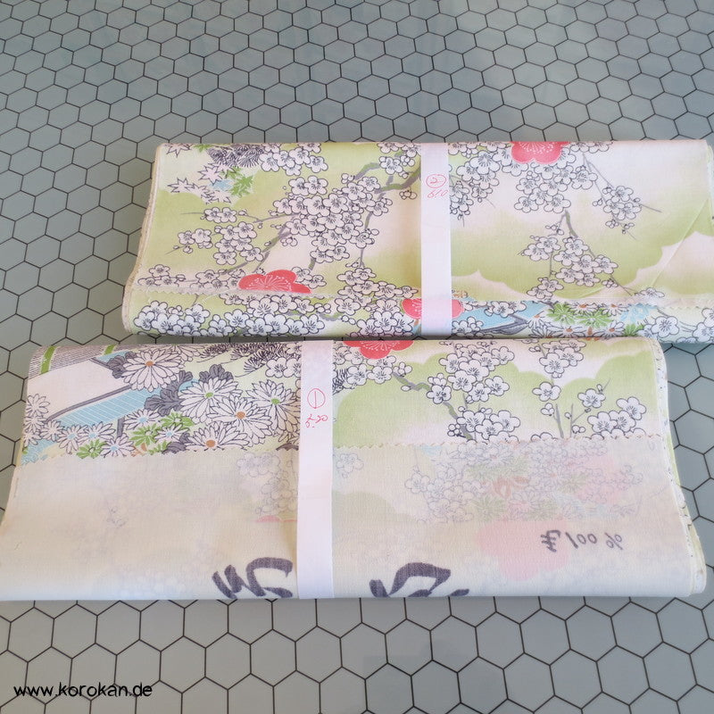 Gartenlandschaft Kimono Wollmusselin