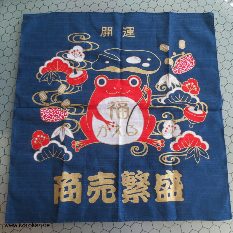 Glücksfrosch Furoshiki japanisches Tragetuch