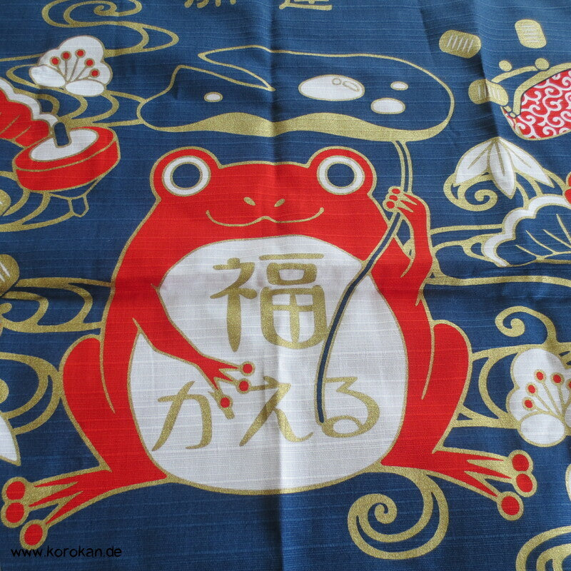 Glücksfrosch Furoshiki japanisches Tragetuch