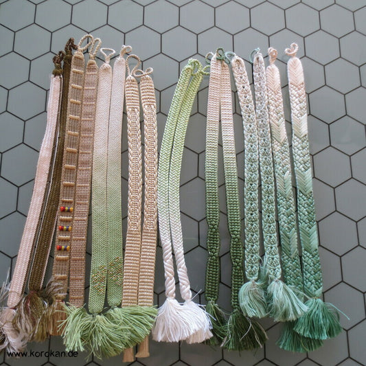 Haori Himo Paare - grünlich