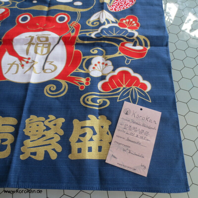 Glücksfrosch Furoshiki japanisches Tragetuch
