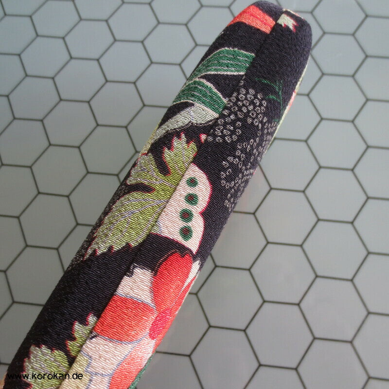 japanisches Brillenetui - Hardcase bezogen mit Chirimen Seidencrepe
