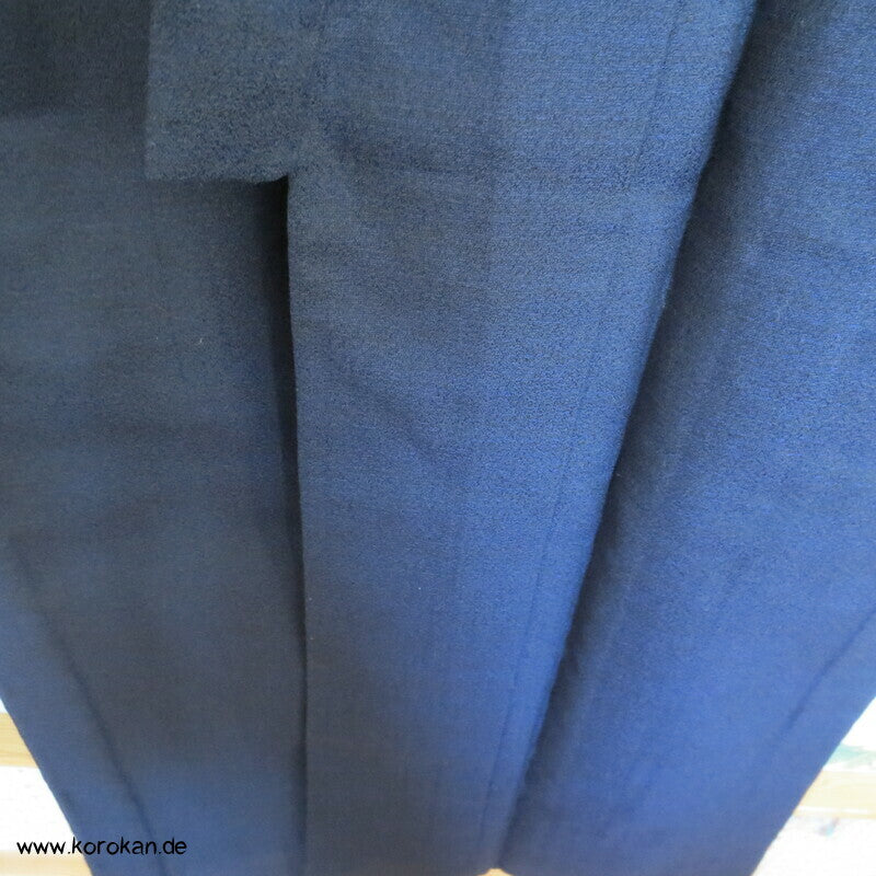 blau melierte Wolle Hitoe Kimono