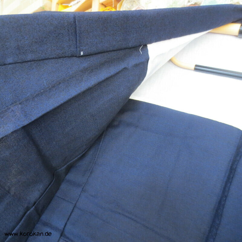 blau melierte Wolle Hitoe Kimono