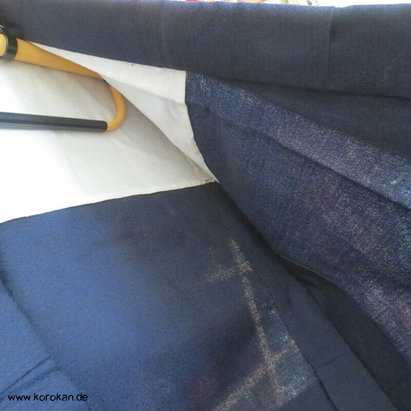 blau melierte Wolle Hitoe Kimono