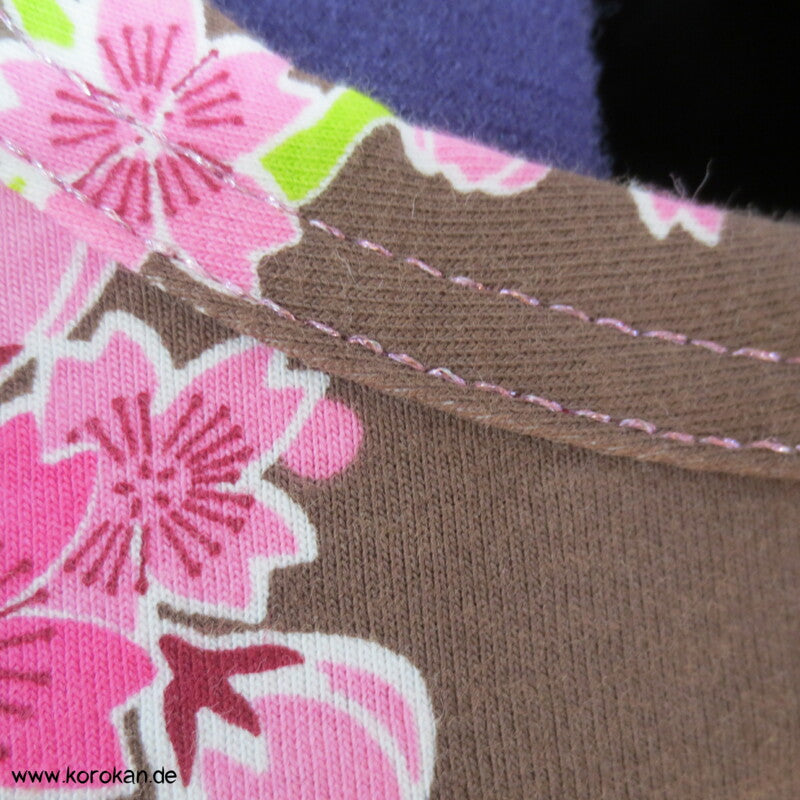 A Linien Shirt aus Stenzo Baumwolljersey Blumen, Vögel
