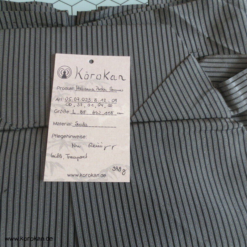 Sommer Rho Seide gestreifte Hakama - Andon - Rock - Typ