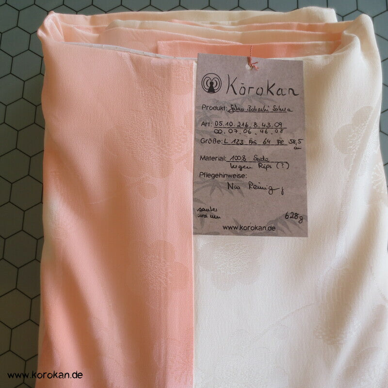 Bokashi Farbverläufe, Sakura Seide, Juban Unterkimono