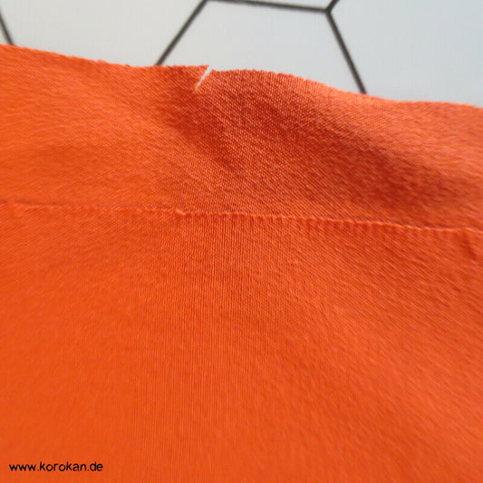 Hakkake zimtorange Seidencrepe