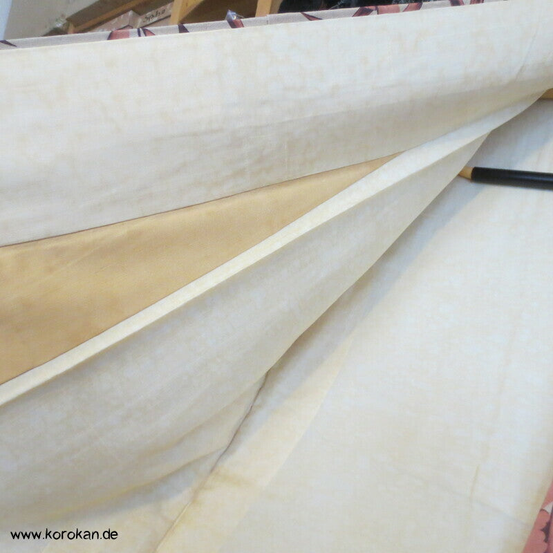 Winterbambus Komon Kimono, Rinzu Damast Seide
