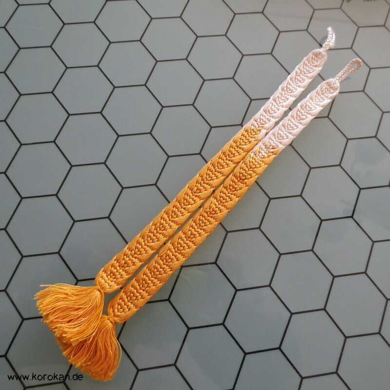 Haori Himo gelblich und bräunlich