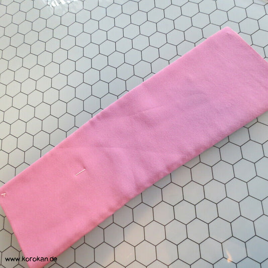 Hakkake fliederrosa unteres Seidenfutter für Kimono