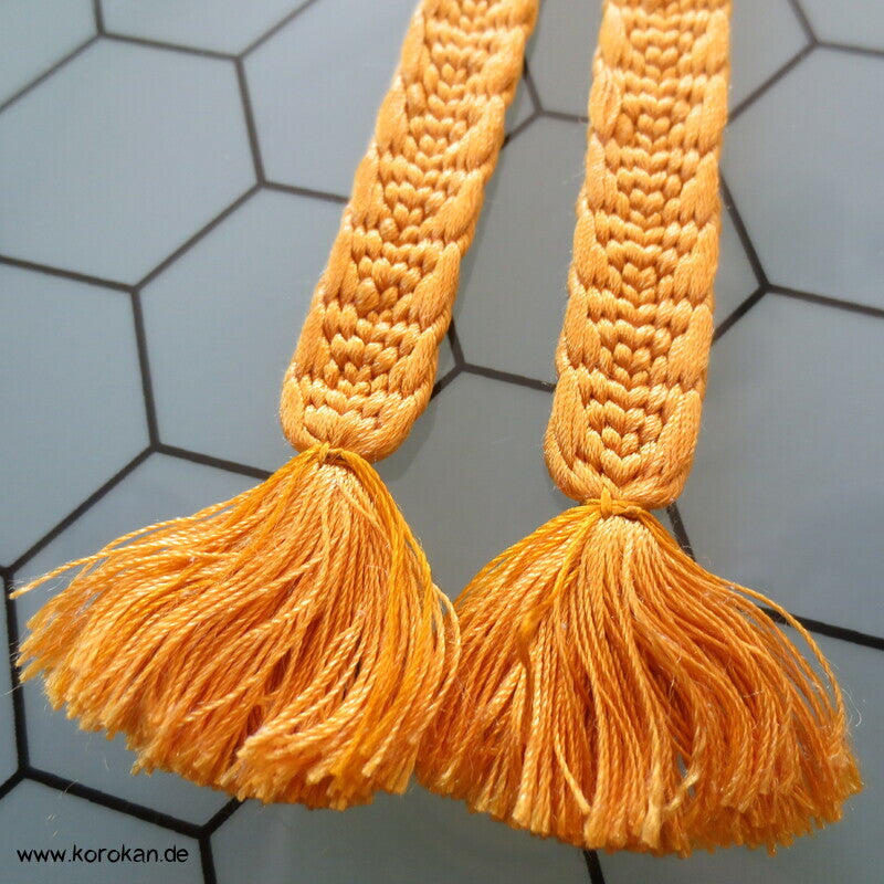 Haori Himo gelblich und bräunlich