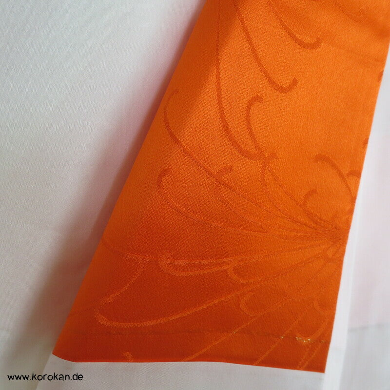 gewebte und gemalte Wolken Morgenröte Seidendamast Furisode Kimono