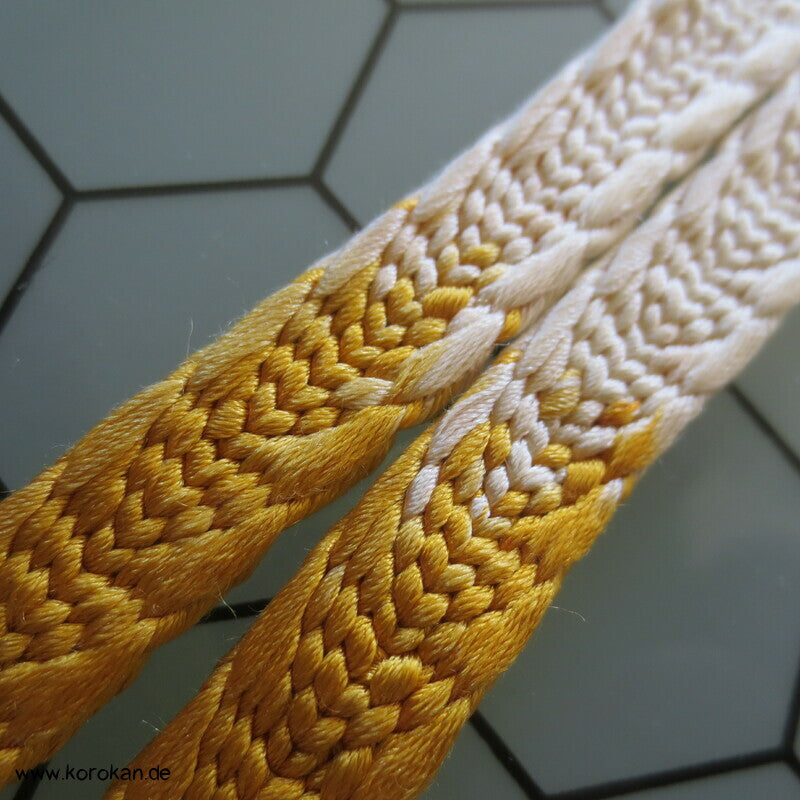 Haori Himo gelblich und bräunlich