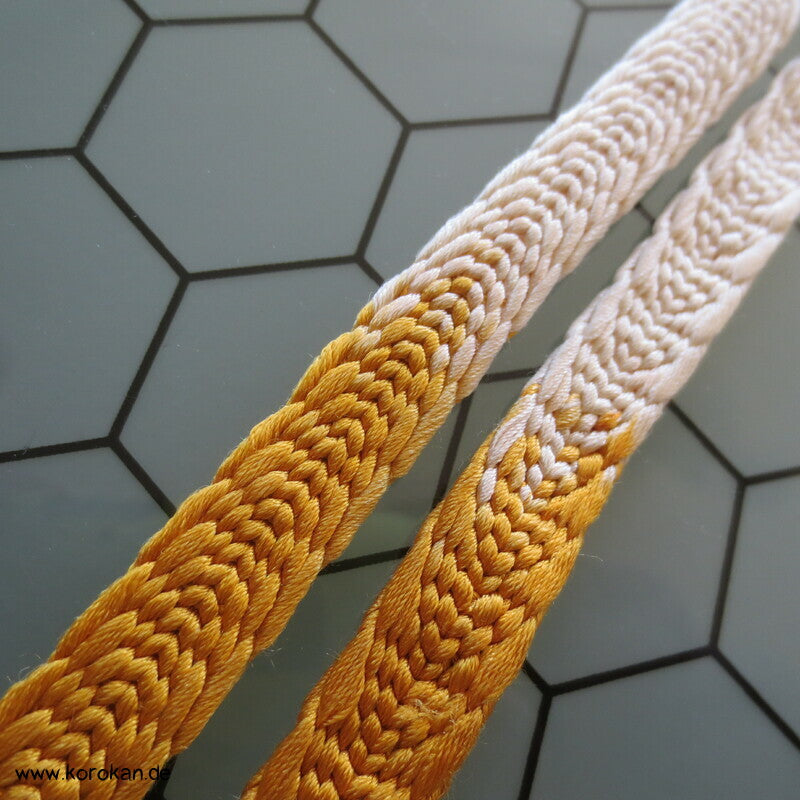 Haori Himo gelblich und bräunlich