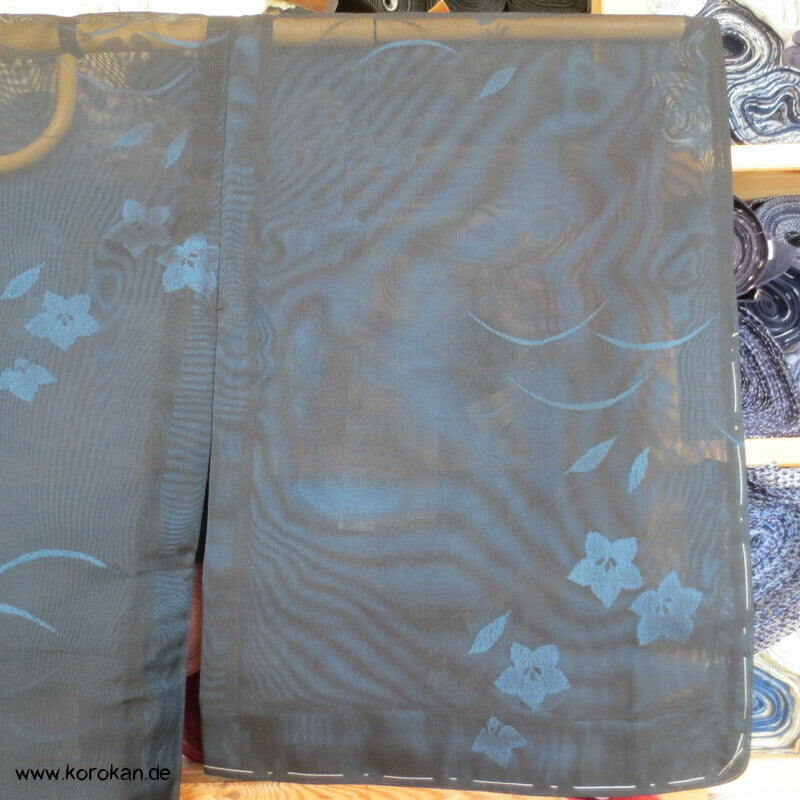 gewebte Ballonblumen Hitoe Kimono, Sha Seide