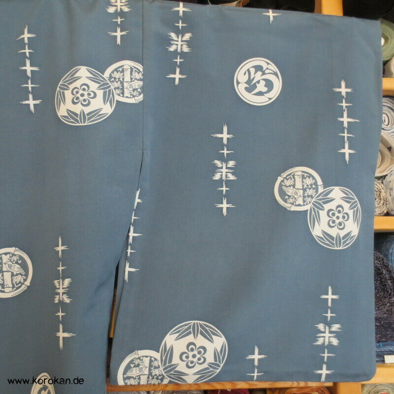 Spatzen Bambus Mon, Komon Kimono, halbgefüttert