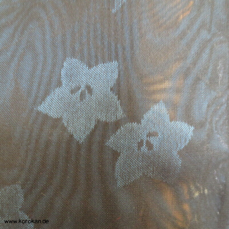 gewebte Ballonblumen Hitoe Kimono, Sha Seide