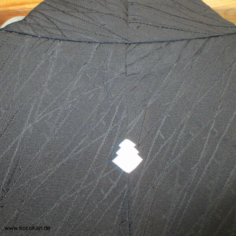 Trauerweidenzweige schwarze Haori