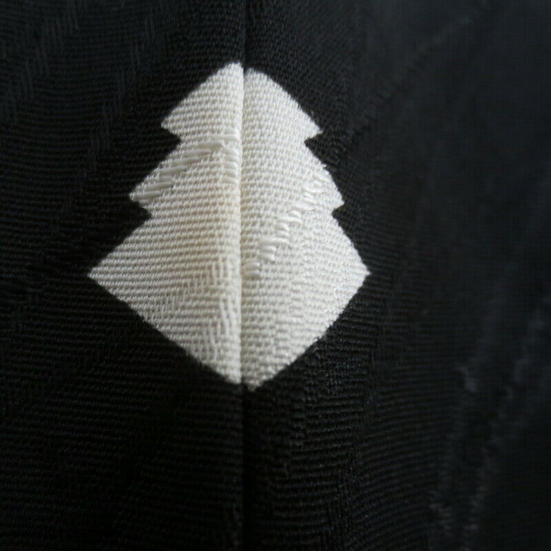 Trauerweidenzweige schwarze Haori