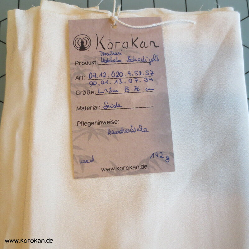 Bokashi gelb, Seidencrepe Araihari Hakkake