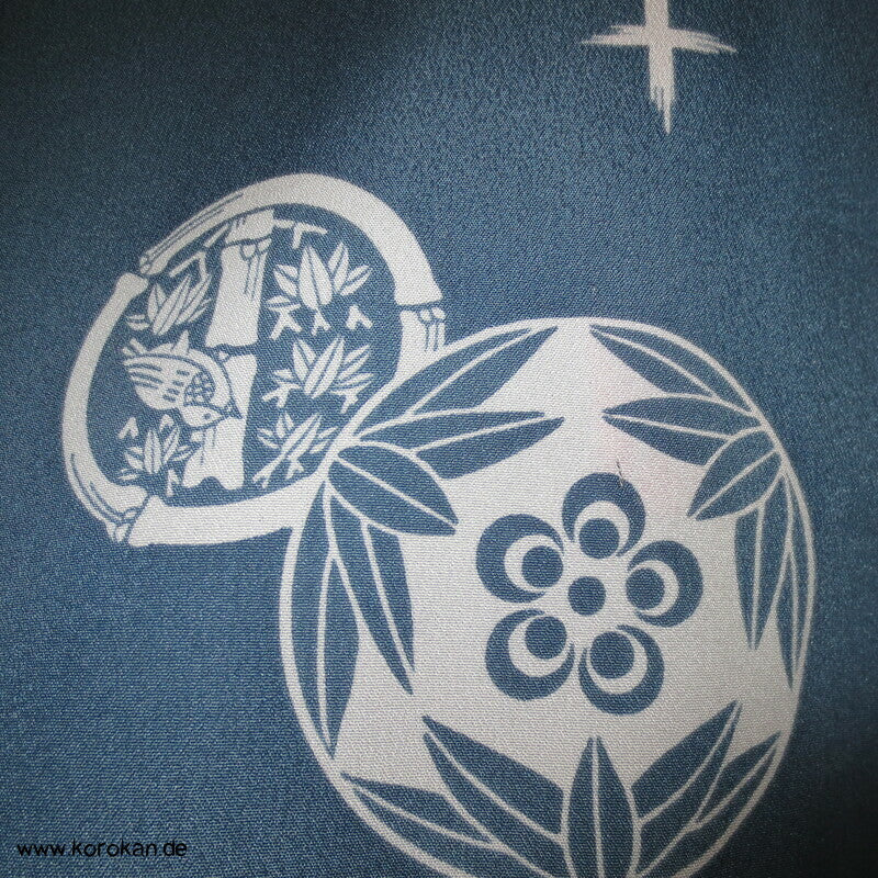 Spatzen Bambus Mon, Komon Kimono, halbgefüttert