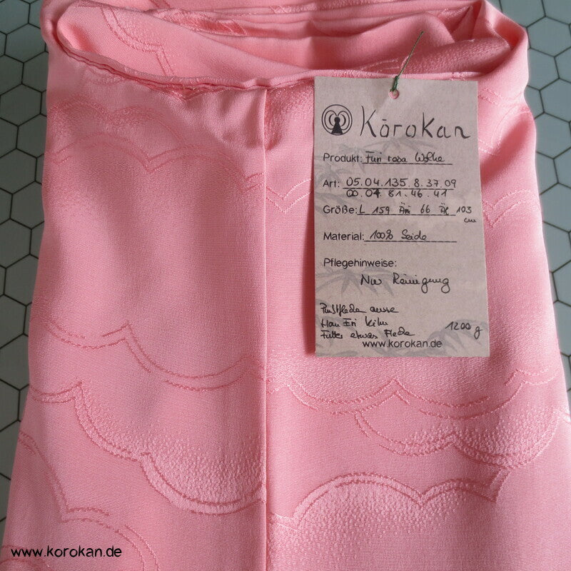 gewebte und gemalte Wolken Morgenröte Seidendamast Furisode Kimono