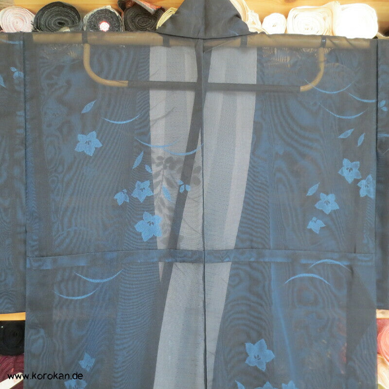 gewebte Ballonblumen Hitoe Kimono, Sha Seide