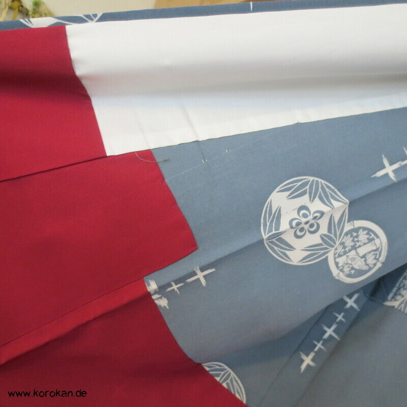 Spatzen Bambus Mon, Komon Kimono, halbgefüttert