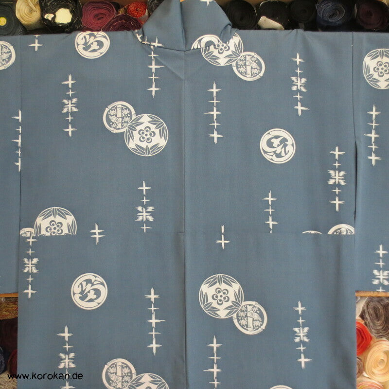 Spatzen Bambus Mon, Komon Kimono, halbgefüttert