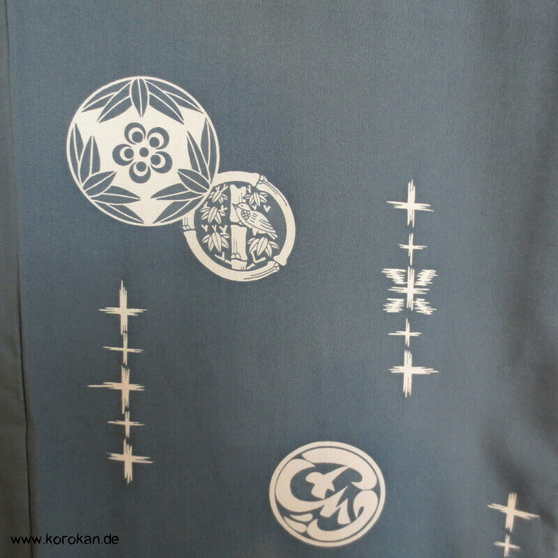 Spatzen Bambus Mon, Komon Kimono, halbgefüttert