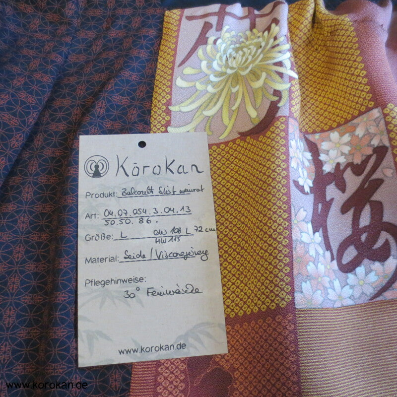 Balconett Panel Shirt weinrot