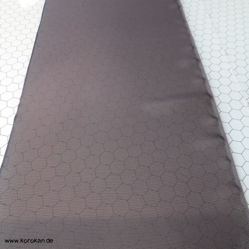 schwarze Rho Seide Sommer Trauer Kimono Tanmono