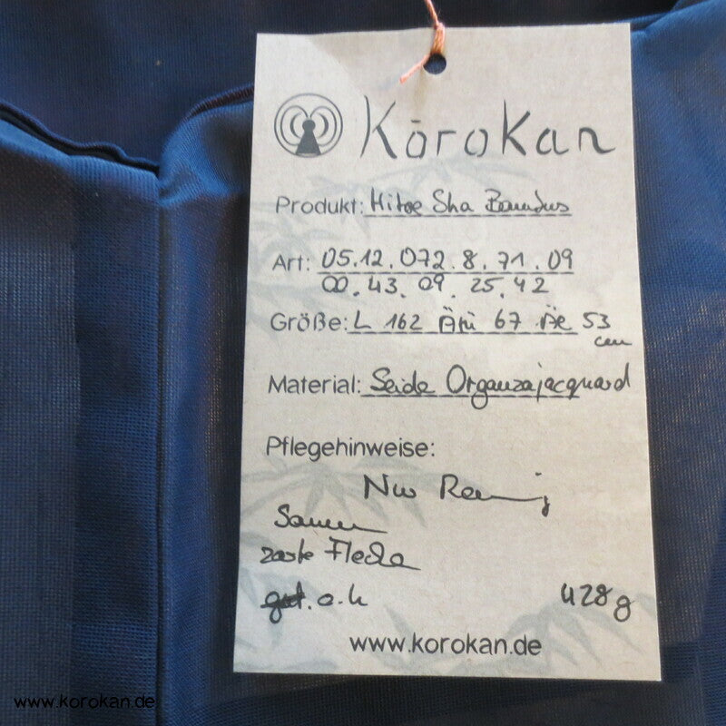 Bambus Sha Seiden Organza Hitoe halbtransparent