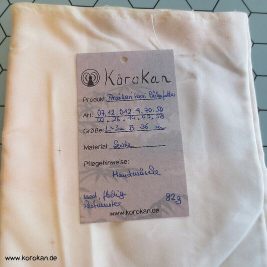 helle Seide Araihari Haori Rückenfutter, mitgenommen