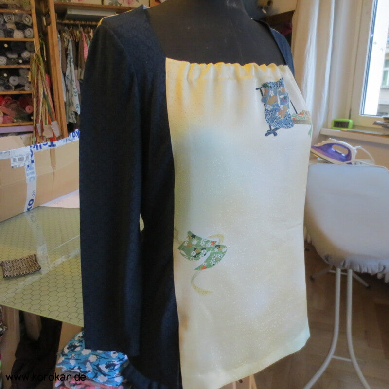 Panelshirt Kimonohänger Kimonoseide + Jersey