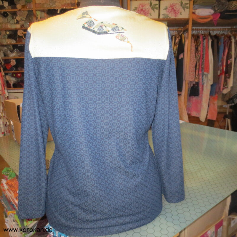 Panelshirt Kimonohänger Kimonoseide + Jersey