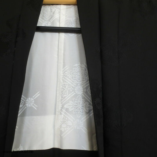 Chrysanthemen Rinzu Damast Seiden Haori Kimono Jacke