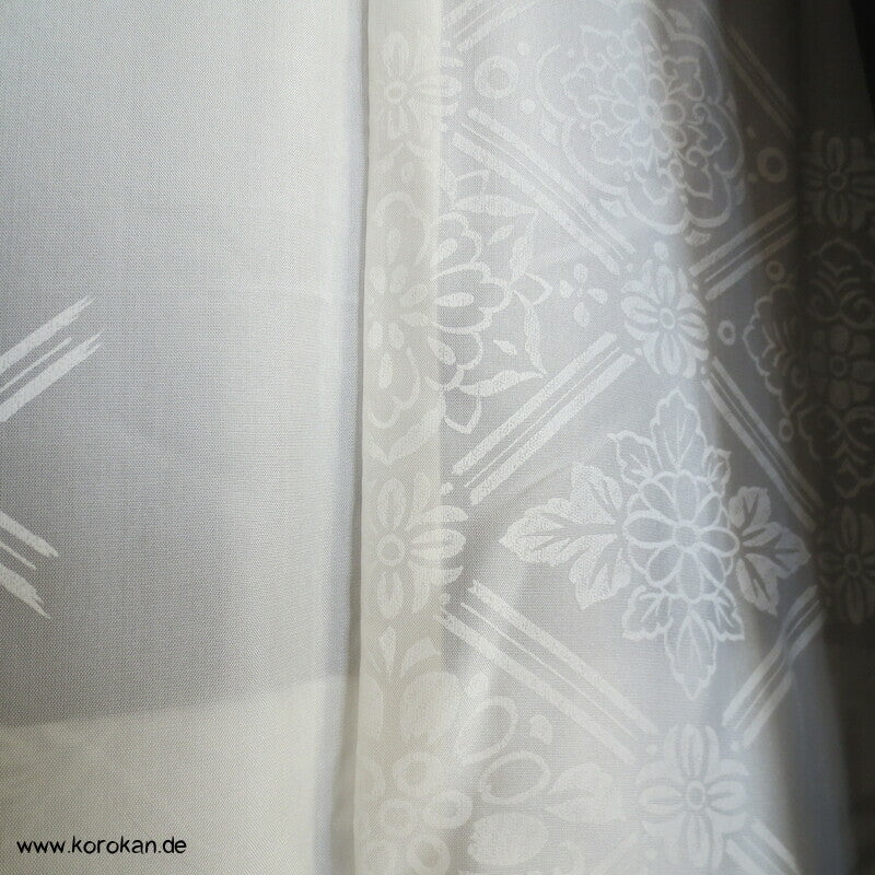 Chrysanthemen Rinzu Damast Seiden Haori Kimono Jacke
