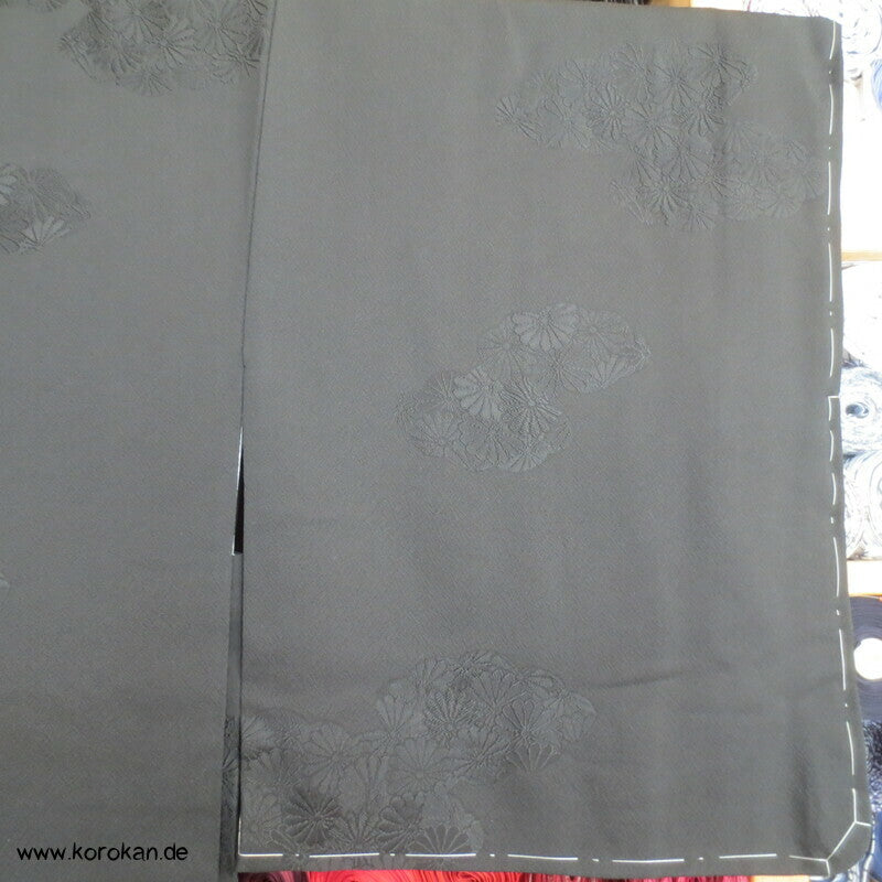 Chrysanthemen Rinzu Damast Seiden Haori Kimono Jacke