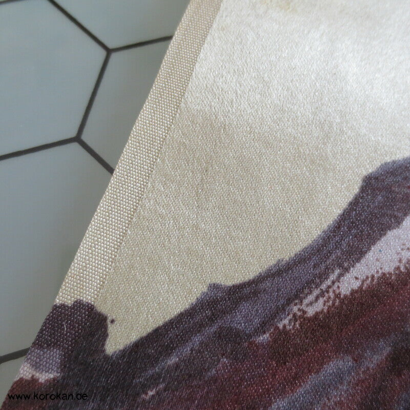 bemalter Seidensatin Haori Schulter Futter - Seeadler