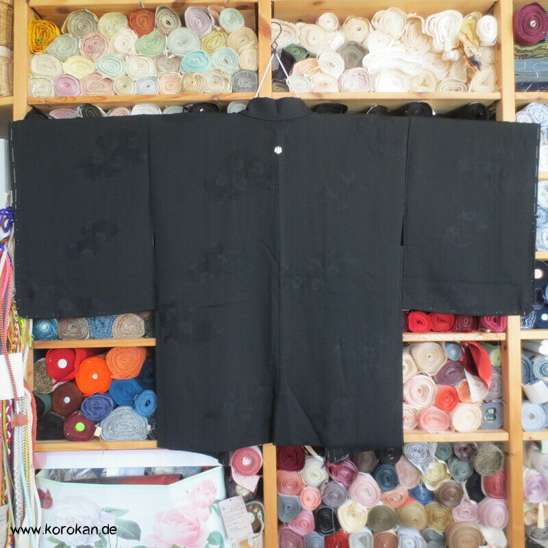 Chrysanthemen Rinzu Damast Seiden Haori Kimono Jacke