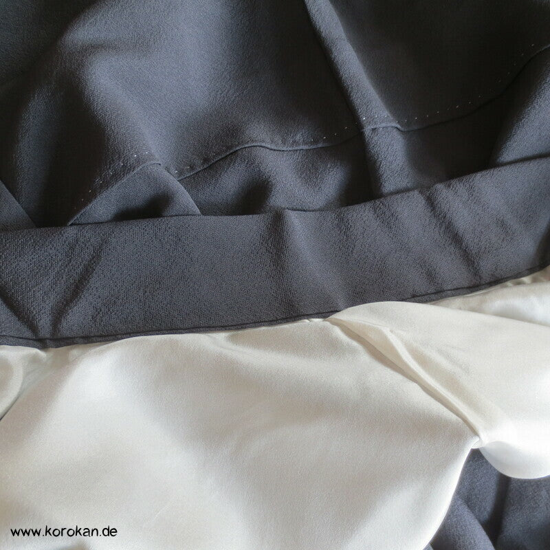 Weinblätter und Trauben, Bambus Homongi Kimono